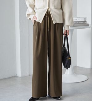 RANAN（ラナン）の「とろみ2タックイージーパンツ（フルレングスパンツ）」｜詳細画像