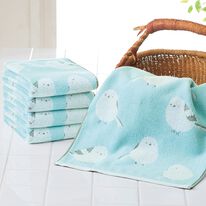 「かわいいアニマル無撚糸タオルシリーズ（タオル）」