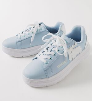 BELLUNA（ベルーナ）の「＜ＭＯＺ＞厚底軽量スニーカー（スニーカー）」｜ライトブルー&times;ホワイト