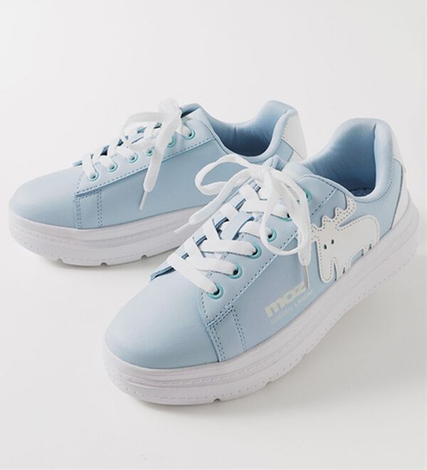 BELLUNA（ベルーナ）の「＜ＭＯＺ＞厚底軽量スニーカー（スニーカー）」｜ライトブルー&times;ホワイト