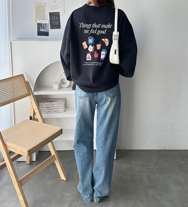 GeeRA（ジーラ）の「アソートデザイン裏起毛スウェット（トレーナー・スウェット）」｜詳細画像