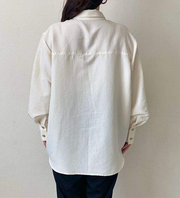 BELLUNA（ベルーナ）の「【低身長さん向け】ポケットデザインゆったりシャツ（シャツ）」｜詳細画像
