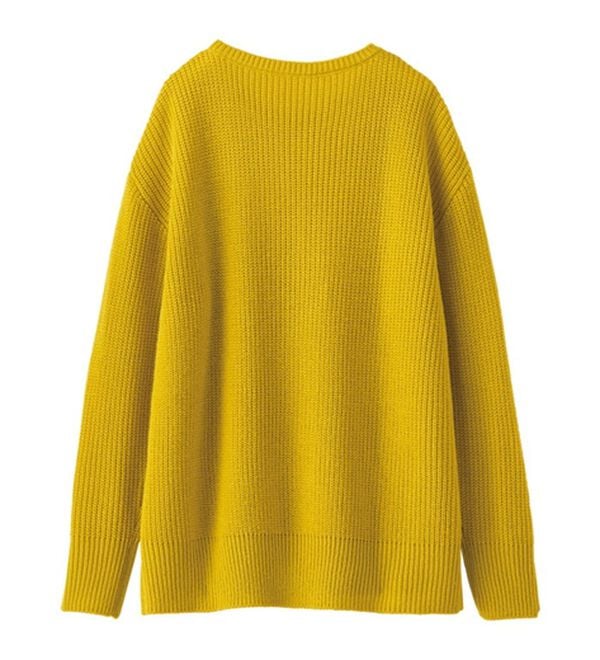 BELLUNA（ベルーナ）の「配色レースあぜ編ニット（ニット・セーター）」｜詳細画像