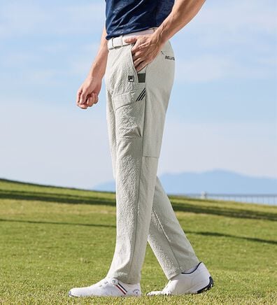 「＜フィラ＞３６０&deg;ベンチレーションシアサッカーパンツ（メンズスラックス）」