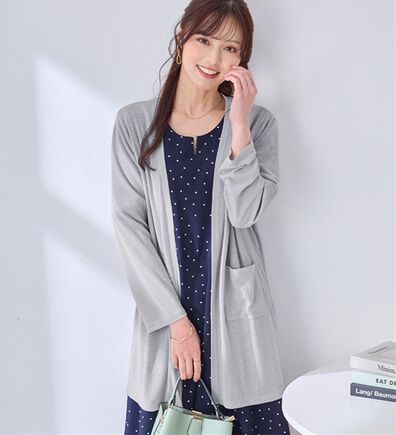 alotta（アロッタ）の「【選べる丈】さらっと軽いサマーカーディガン（その他カーディガン）」