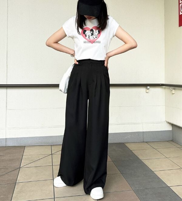 GeeRA（ジーラ）の「３タックワイドパンツ（フルレングスパンツ）」｜詳細画像