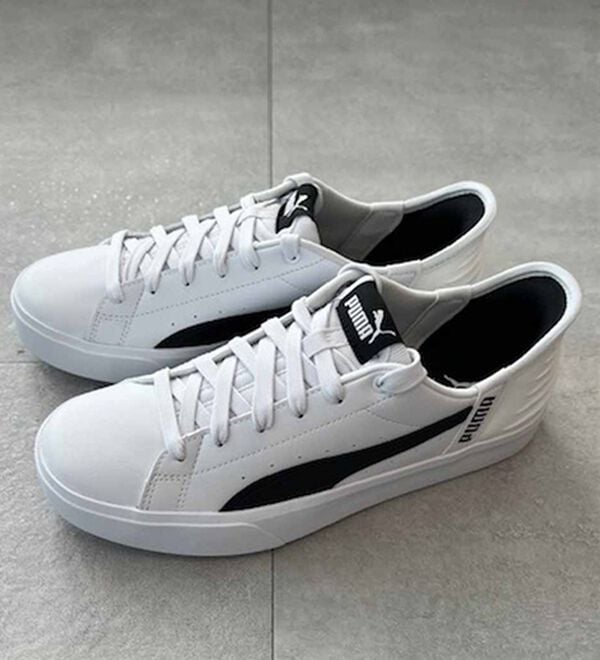 RANAN（ラナン）の「＜ＰＵＭＡ＞　Ｖコート　イーズイン（スニーカー）」｜ホワイト／ブラック系