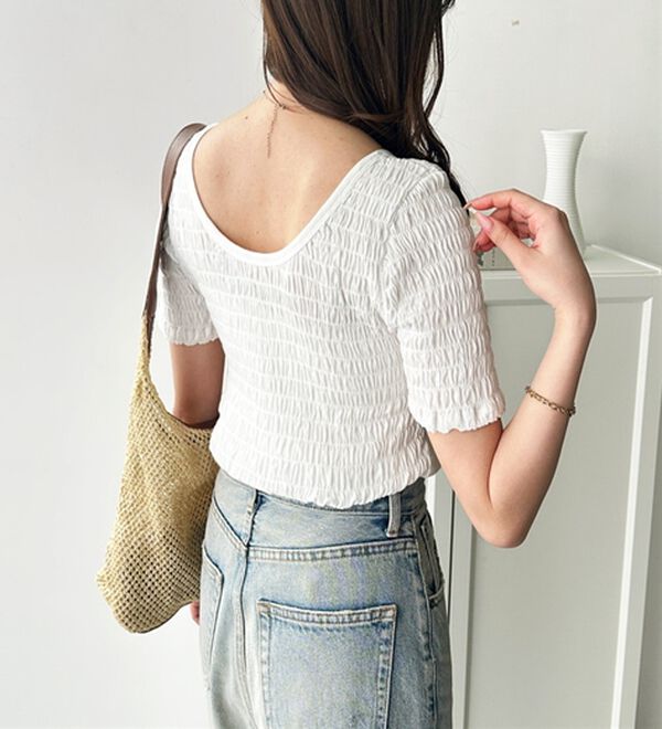 GeeRA（ジーラ）の「バレエネックシャーリングカットソー（カットソー）」｜詳細画像