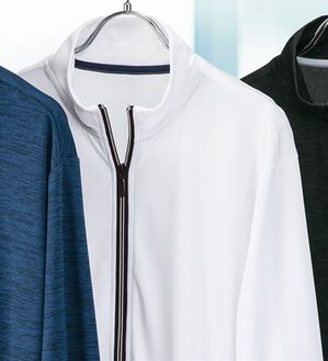 「アクティブスタンドジャケット（メンズパーカー）」｜ホワイト