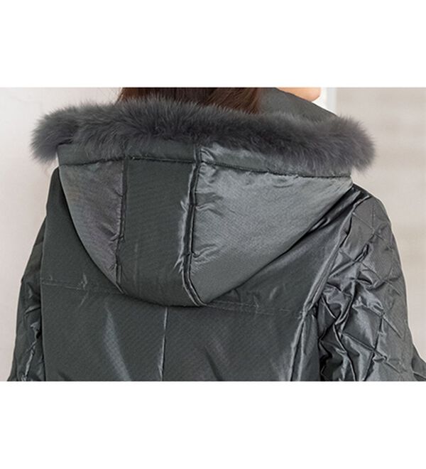 ルフラン（ルフラン）の「シャンブレーキルトダウンコート＜クリントス＞（ダウンコート・ジャケット・ベスト）」｜詳細画像