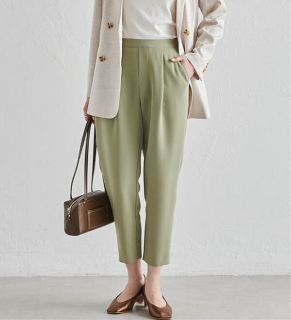 RANAN（ラナン）の「美脚シルエットクロップドパンツ（フルレングスパンツ）」｜詳細画像