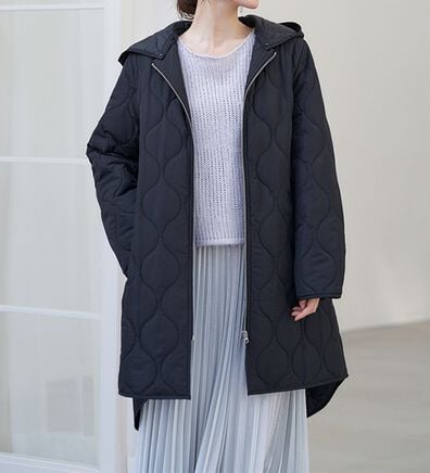 RANAN（ラナン）の「３ｗａｙキルティングロングコート（ロングコート）」