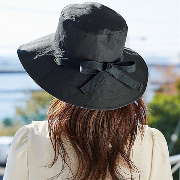 BELLUNA（ベルーナ）の「風で飛ばされない！リバーシブル日除け帽子（帽子）」｜詳細画像