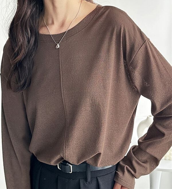 GeeRA（ジーラ）の「着回し自在！スラブシアートップス（カットソー）」｜詳細画像