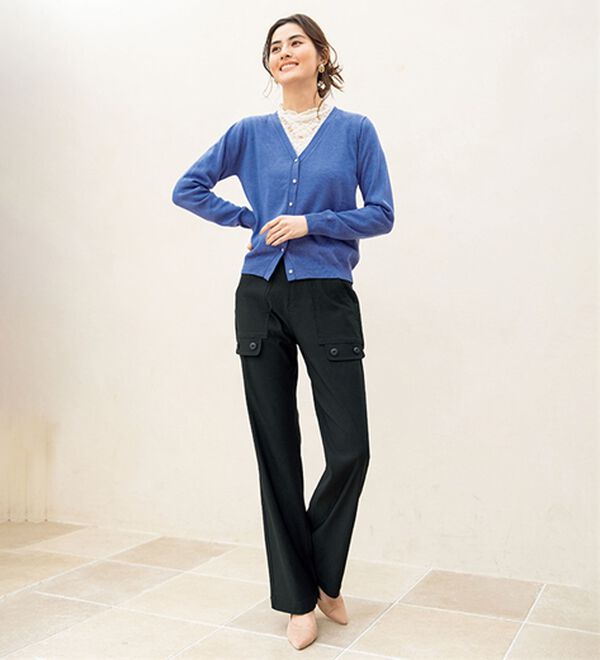 ルフラン（ルフラン）の「【２本組】きれいめ大人のカーゴパンツ（その他パンツ）」｜詳細画像