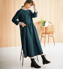 BELLUNA（ベルーナ）の「ゆったりギャザーポケット付ワンピース（その他ワンピース）」