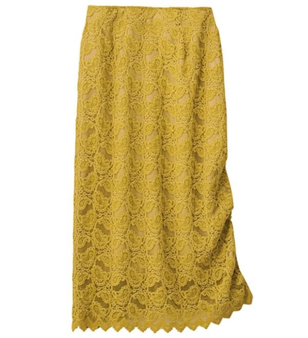 VINNO（ヴィノ）の「レースナロースカート（ロングスカート）」｜詳細画像