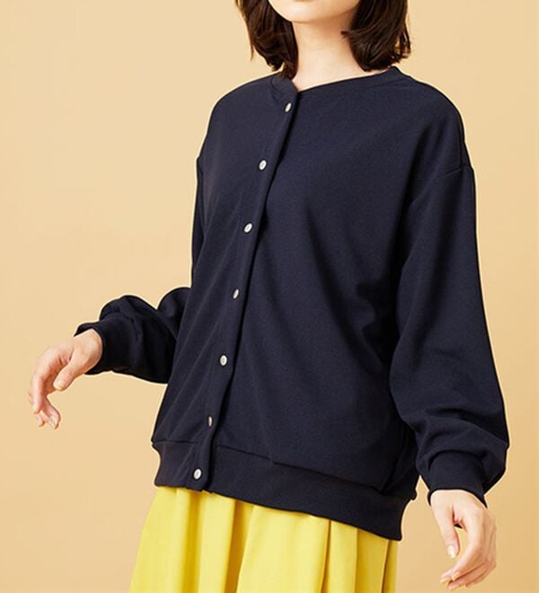 BELLUNA（ベルーナ）の「ストレッチジョーゼット素材カーディガン（その他カーディガン）」｜詳細画像