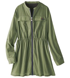 ルフラン（ルフラン）の「＜ＦＩＬＡ＞ひんやりブルゾン（ブルゾン）」｜ライトカーキ