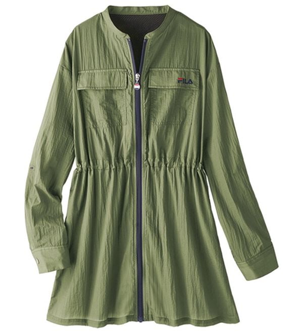 ルフラン（ルフラン）の「＜ＦＩＬＡ＞ひんやりブルゾン（ブルゾン）」｜ライトカーキ