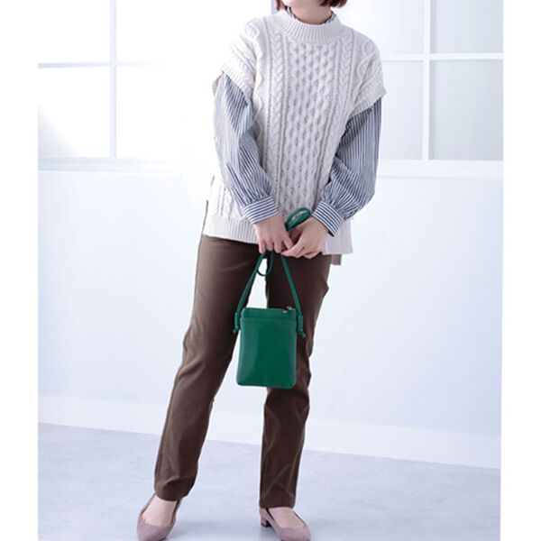 BELLUNA（ベルーナ）の「裏起毛ツイルゆったり快適パンツ（フルレングスパンツ）」｜詳細画像