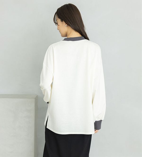 BELLUNA（ベルーナ）の「＜Ｄｉｓｎｅｙ＞リブ配色ゆったりトレーナー（トレーナー・スウェット）」｜詳細画像