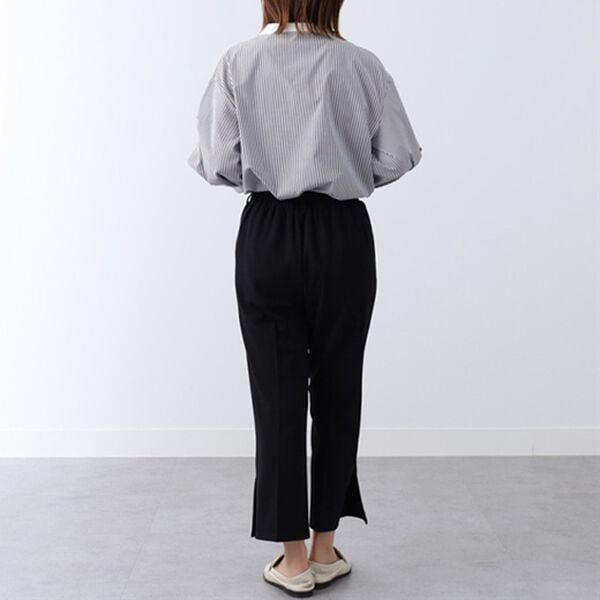 BELLUNA（ベルーナ）の「ジョーゼット裾スリットフレアーパンツ（フルレングスパンツ）」｜詳細画像