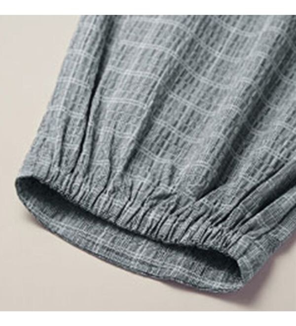 BELLUNA（ベルーナ）の「サッカー素材バルーンパンツ（フルレングスパンツ）」｜詳細画像