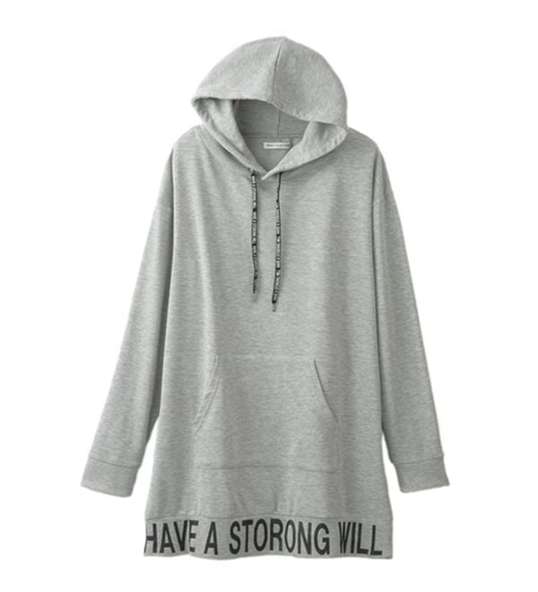 YU'NOW（ユナウ）の「ロゴチュニックパーカーレギンスセット（パジャマ・ルームウェア）」｜詳細画像