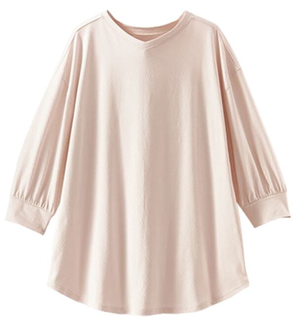 BELLUNA（ベルーナ）の「ひんやり！綿１００％キシリトールプリントチュニック（チュニック）」｜詳細画像