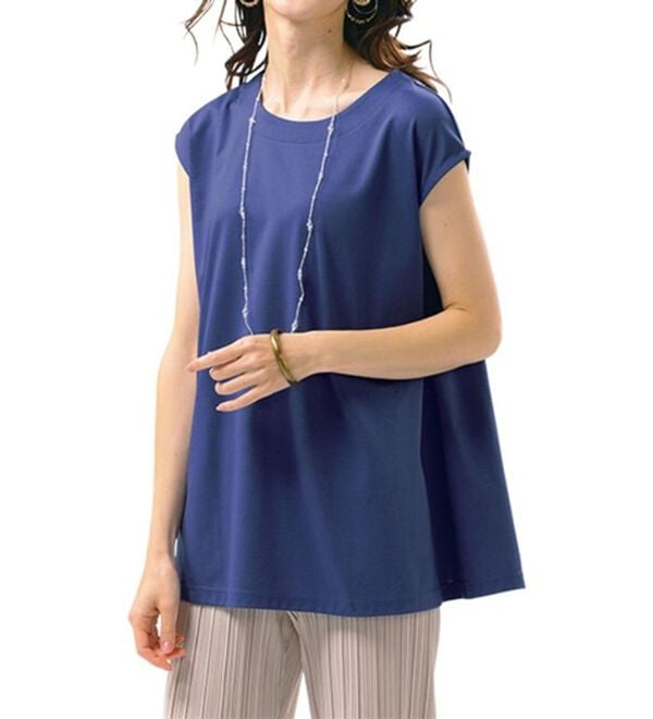 ルフラン（ルフラン）の「１枚でサマになる！ノースリーブプルオーバー（カットソー）」｜詳細画像