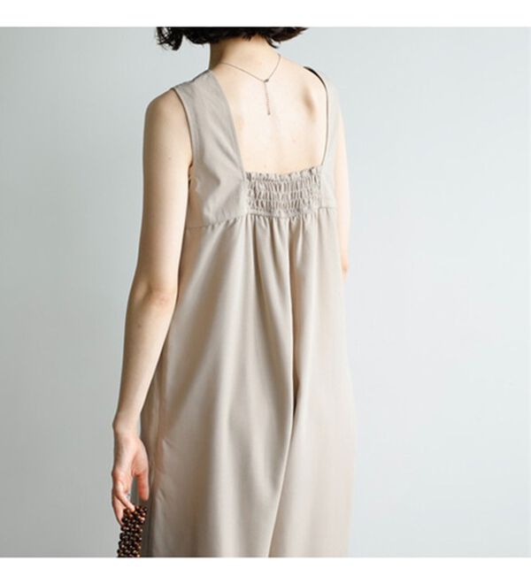 GeeRA（ジーラ）の「リネンタッチリボンサロペットパンツ（オールインワン）」｜詳細画像