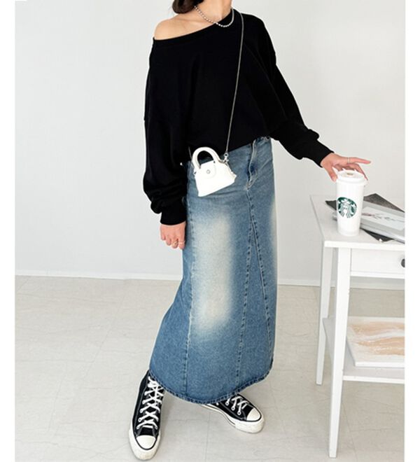 GeeRA（ジーラ）の「着回し自在！柔らか裏毛スウェット（カットソー）」｜詳細画像