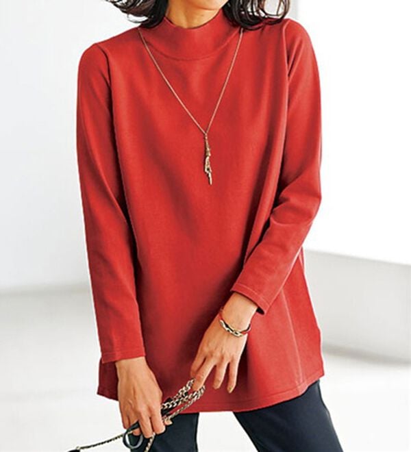 BELLUNA（ベルーナ）の「ベスト付ニットチュニックアンサンブル（アンサンブル）」｜詳細画像