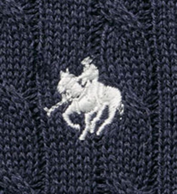 BELLUNA（ベルーナ）の「【ＰＯＬＯ　ＢＣＳ】ケーブル５分袖セーター（ニット・セーター）」｜詳細画像