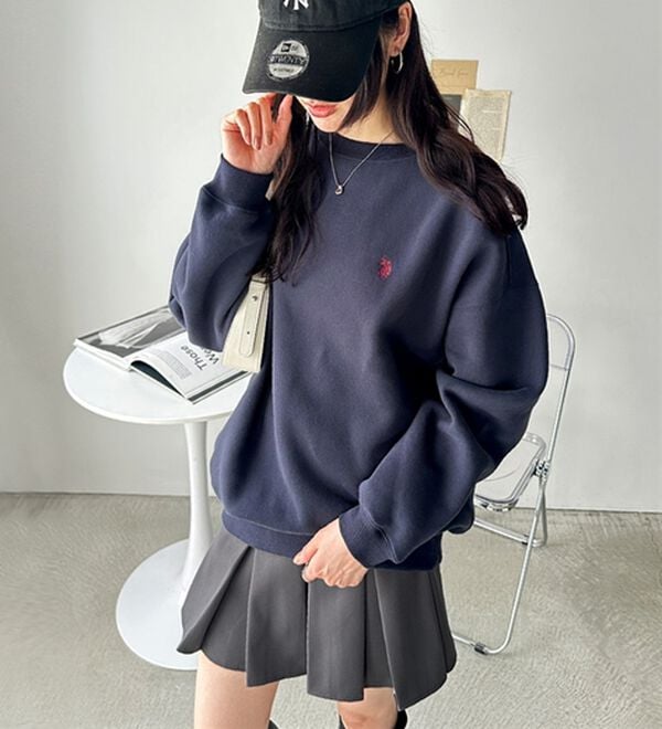 GeeRA（ジーラ）の「【U.S. POLO ASSN.】表ピーチ裏起毛スウェット（トレーナー・スウェット）」｜詳細画像