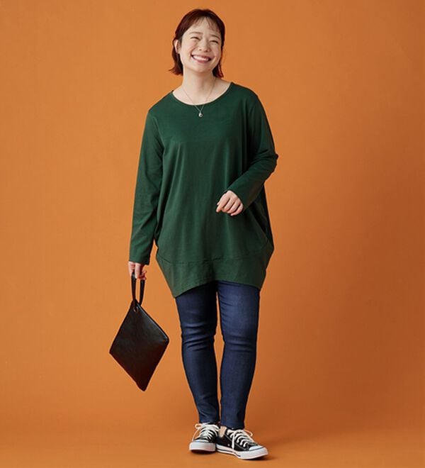 A HAPPY MARILYN（アハッピーマリリン）の「【Ｍ～８Ｌ】楽ちん暖かスキニーパンツ（スリム・スキニーパンツ）」｜詳細画像