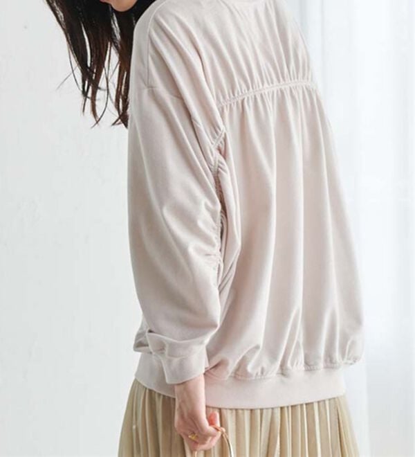 RANAN（ラナン）の「バックギャザーデザインスウェット（カットソー）」｜詳細画像