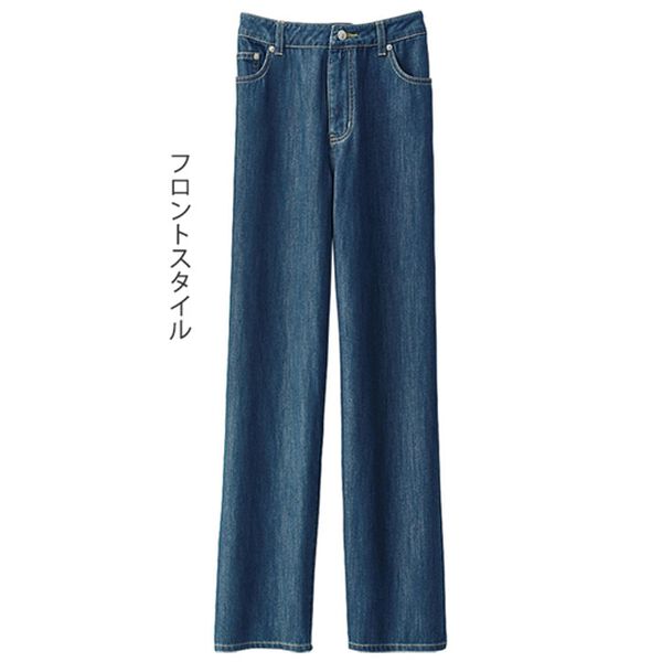 BELLUNA（ベルーナ）の「＜ｍｏｚ＞デニムストレートパンツ（フルレングスパンツ）」｜詳細画像