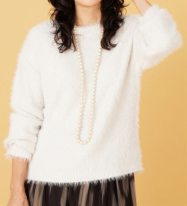 BELLUNA（ベルーナ）の「シャギープルオーバー（ニット・セーター）」｜詳細画像