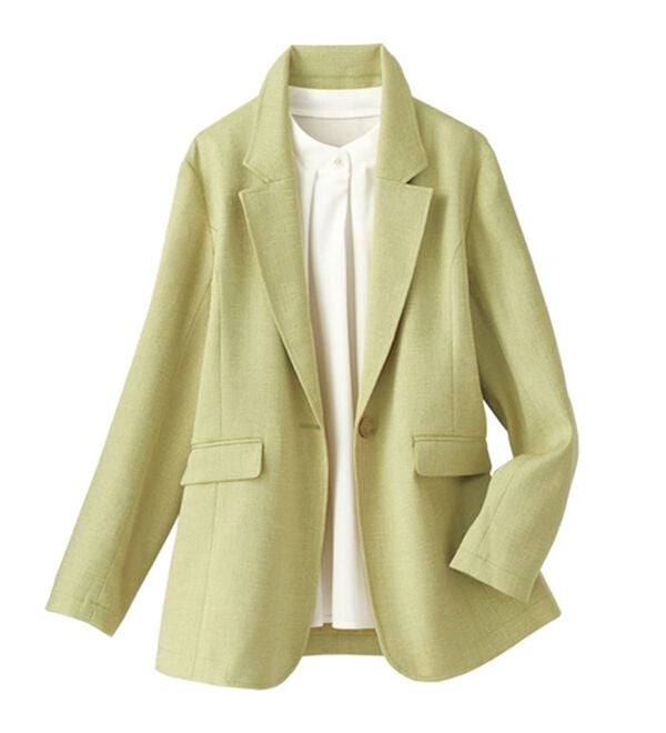 BELLUNA（ベルーナ）の「＜楽スタフィット＞テーラードジャケット（テーラードジャケット）」｜詳細画像