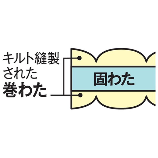 「腰に優しい日本製防ダニ・抗菌防臭＆バランス敷布団（敷布団）」｜詳細画像