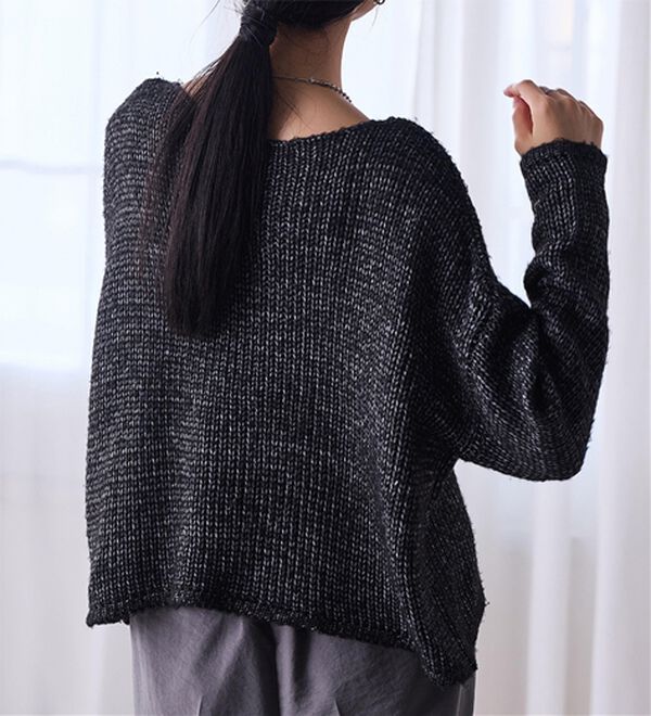 RANAN（ラナン）の「モヘアタッチローゲージシアーニット（ニット・セーター）」｜詳細画像