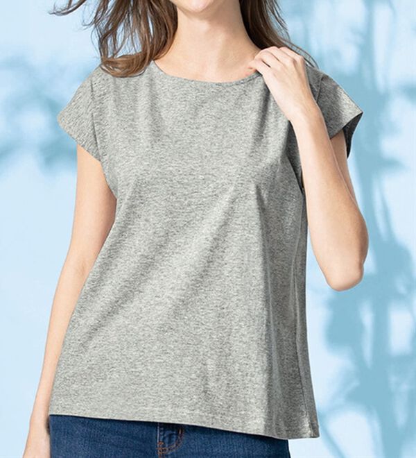 「綿１００％汗ジミ対策　フレンチ（肌着・インナーウェア）」｜詳細画像