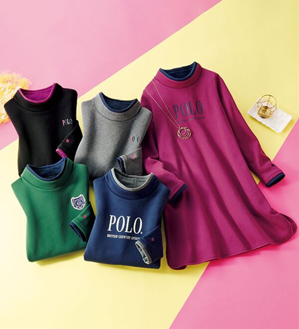 ルフラン（ルフラン）の「【ＰＯＬＯ　ＢＣＳ】軽やか裏起毛ロングプルオーバー（カットソー）」｜詳細画像