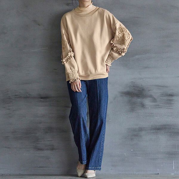 RANAN（ラナン）の「シアーハイネックプルオーバー（カットソー）」｜詳細画像