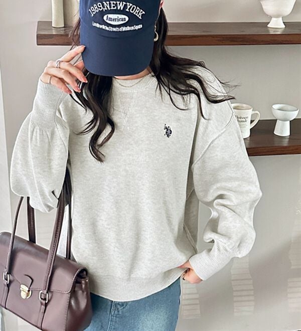 GeeRA（ジーラ）の「【U.S. POLO ASSN.】スウェットライクニット（ニット・セーター）」｜詳細画像