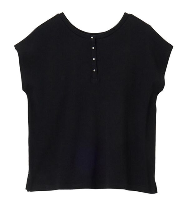 GeeRA（ジーラ）の「綿１００％前後２ＷＡＹシルケットフレンチスリーブカットソー（Tシャツ）」｜詳細画像