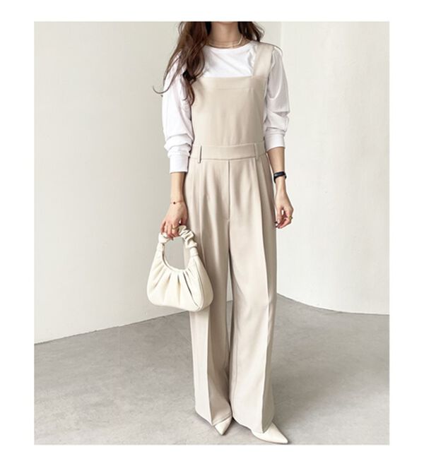 GeeRA（ジーラ）の「バックデザインサロペット（オールインワン）」｜詳細画像