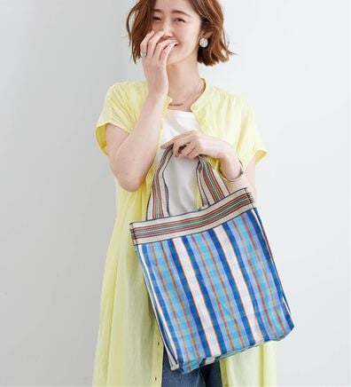BELLUNA（ベルーナ）の「<INDIA>プラスチックバッグスクエア（その他バッグ）」